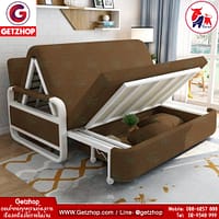 HLCBEMNN00135 _3 Thaibull รุ่น LK-SQ01 เตียงโซฟา โซฟาเบด เตียงโซฟาปรับระดับได้ 2IN1 (Brown)