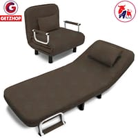 HLCBEMNN00009CD_4-1.jpg Thaibull รุ่น RL832-80 โซฟาเบด เตียงนอน โซฟานั่งและเตียงนอน Sofa bed 3IN1 ขนาด 190x75x25 cm. แถมฟรี! หมอนหนุนรองคอ (สีน้ำตาล)