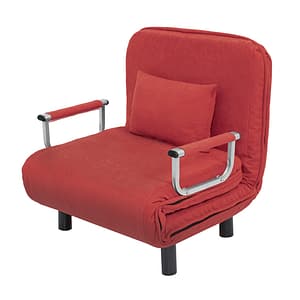 HLCBEMNN00027RL Thaibull รุ่น RL832-80 โซฟาเบด เตียงนอน โซฟานั่งและเตียงนอน Sofa bed 3IN1 ขนาด 190x75x25 cm. (สีแดง)