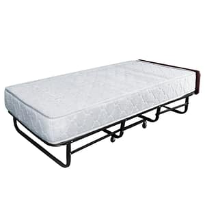 HLCBEMNN00130TL Getzhop เตียงสปริงพับได้ เตียงนอนเสริมโรงแรม เตียงเสริมพับเก็บได้ เบาะหนา 20 ซม. ขนาด 3ฟุต มีไม้หัวเตียง รุ่น LK-SP01
