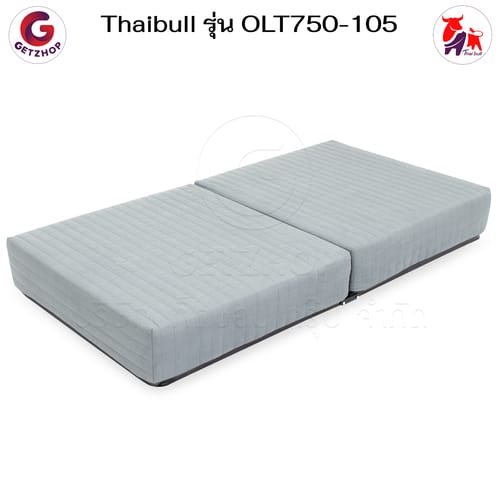 HLCBEMNN00070-8 Getzhop เตียงนอน เตียงเหล็ก เตียงนอน 3 แบบ เบาะพร้อมโครงเหล็กหนา 20 cm. ปรับระดับไม่ได้ ล้อใหญ่ รุ่น OLT750-105 - สีเทา