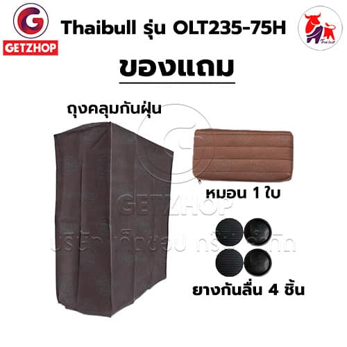 HLCBEMNN00199 -6 Thaibull เตียงนอนปรับระดับได้ เตียงเสริม เตียงนอนพับได้ เตียงเหล็กพร้อมเบาะ Square รุ่น OLT235-75H