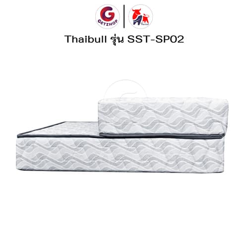 HLTSPCNN00002-5 Thaibull ที่นอนท็อปเปอร์ 2 พับ เบาะพับได้ ขนาด 3.5 ฟุต หนา 8.5 นิ้ว รุ่น SST-SP02 (สัมผัสนุ่มแน่น มีน้ำหนัก)